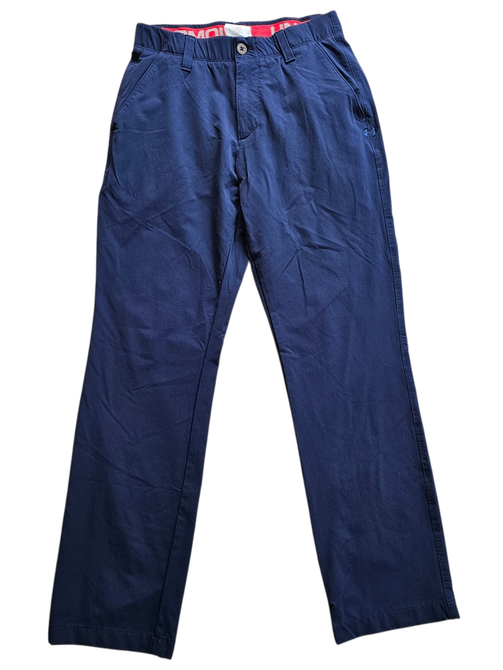 Under Armour Golf Pants Mens 30x30 Navy Blue Loose Fit